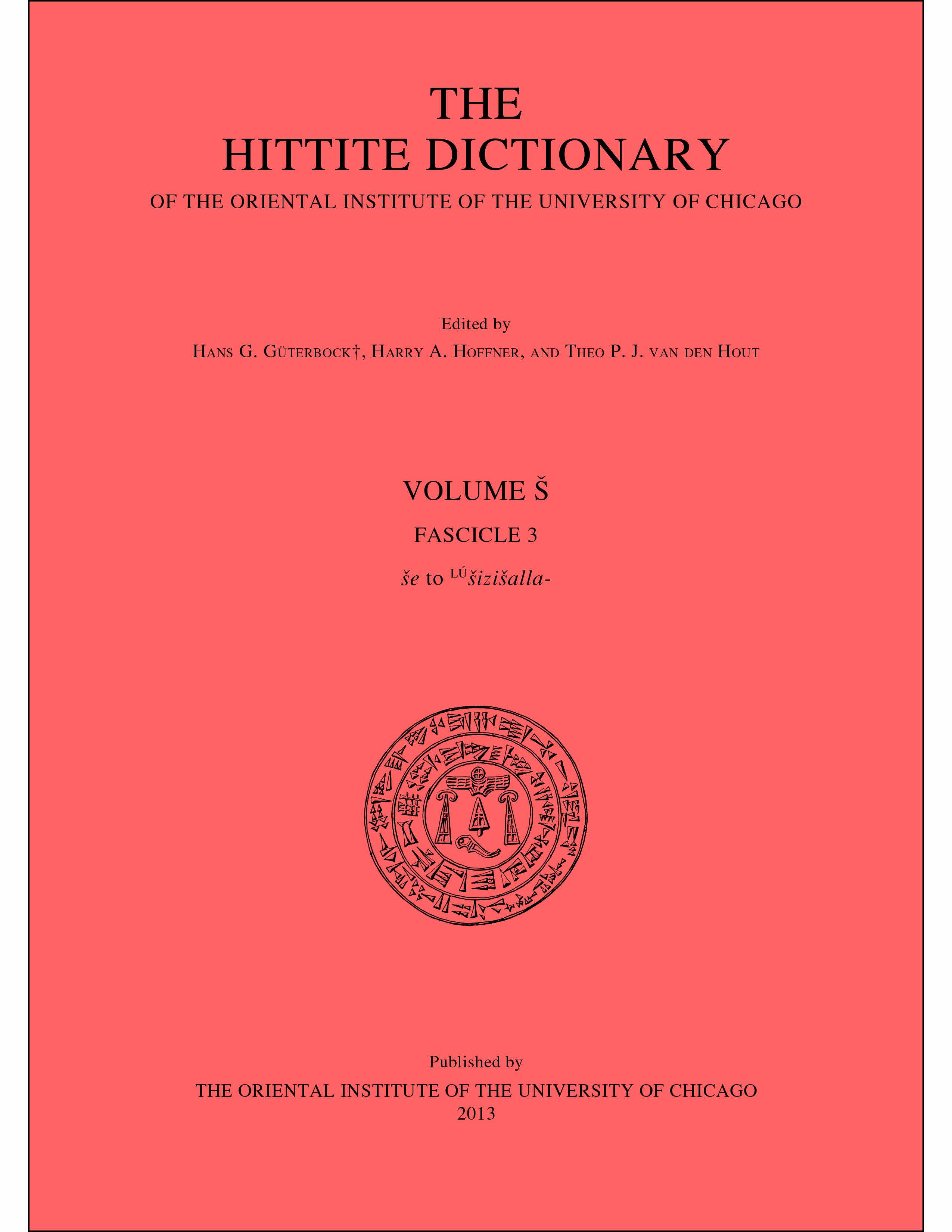 The Hittite Dictionary