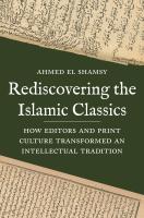 Rediscovering Islamic Classics