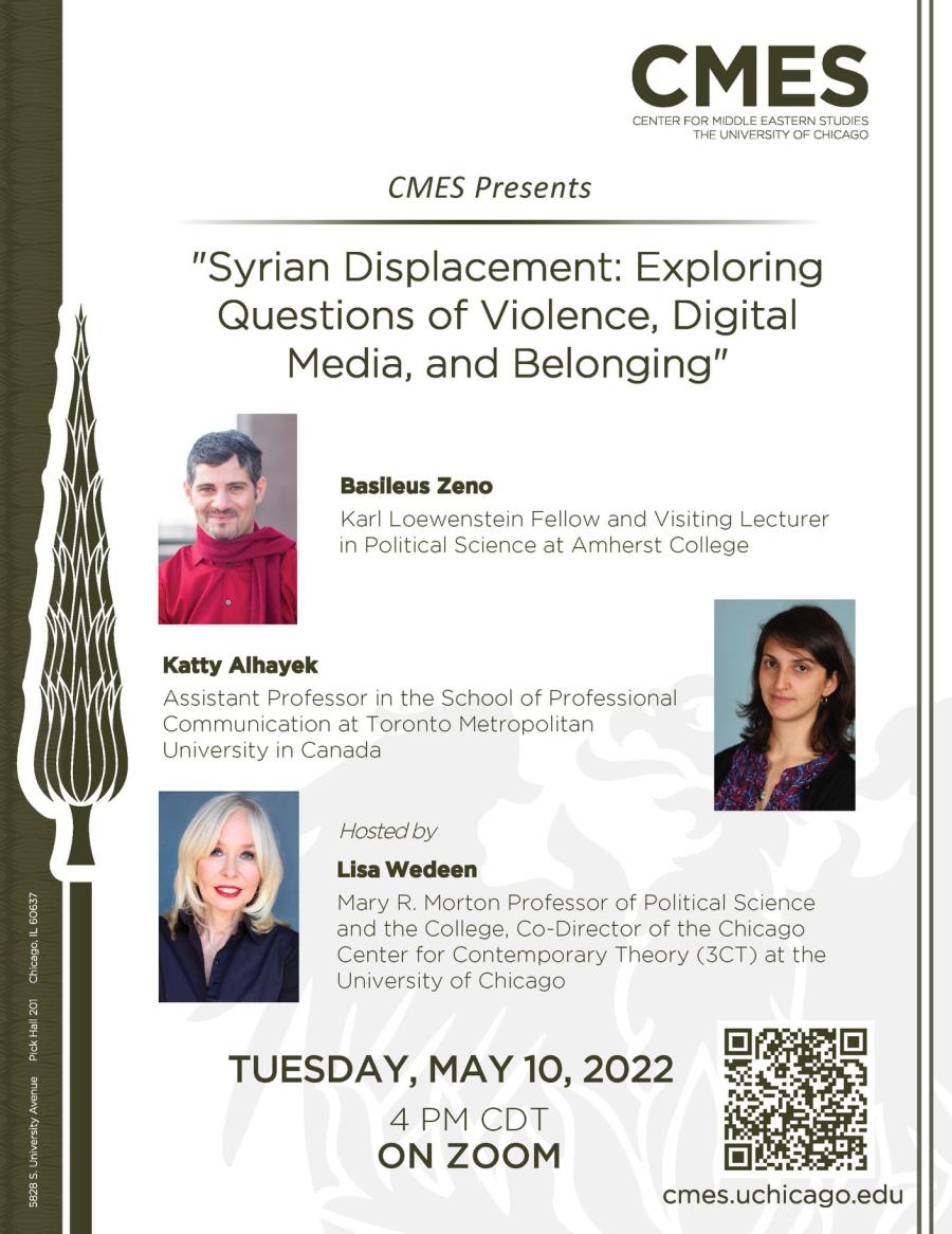 "Syrian Displacement: Exploring Questions of Vilolence, Digital Media and Blogging"